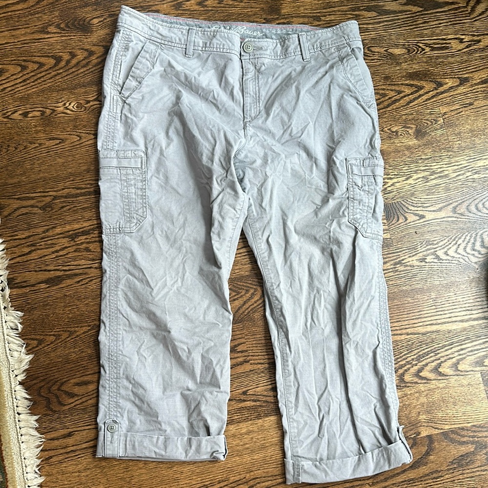 Eddie Bauer capri with cute texture